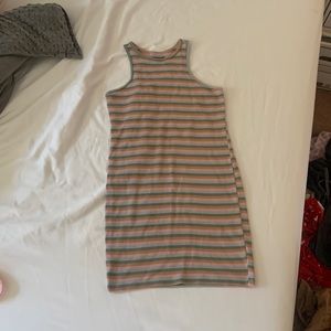 Wild fable bodycon tank dress xs stripe